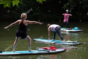 paddleboard yoga