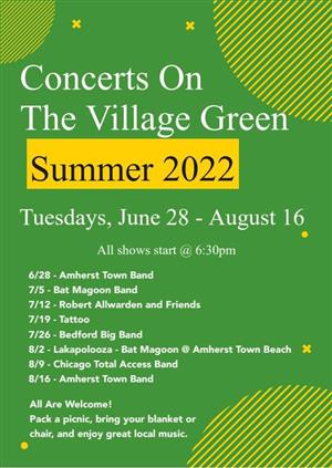 concerts on the green 2022